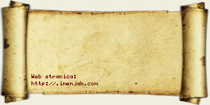 Valentina Pejanović vizit kartica